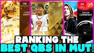 RANKING THE BEST QBS IN MUT 21! THE BEST AND WORST QBS IN MUT 21! MADDEN 21 ULTIMATE TEAM!
