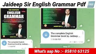 jaideep sir english notes pdf free download | jaideep sir english grammar book pdf download