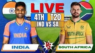 LIVE: India vs South Africa 4th T201 | Live Cricket Score & Commentary | IND VS SALive Today