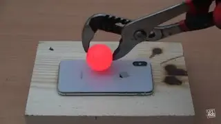 IPHONE X VS HOT BALL (1000 C) -🔴LIVE EXPERIMENT