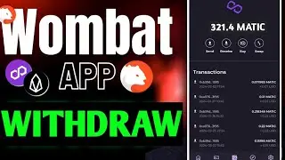 Wombat withdrawal proof ✅ || Free Matic eos earning app 🤑 || Crypto earning app without investment 💸
