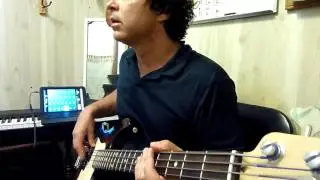 Bass right hand exercise.  With mutes.