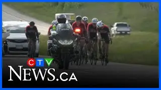 Cyclists crossing Canada in memory of Terry Fox