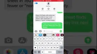 Send a FAX through a text message