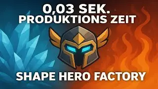 Shape Hero Factory &ndash; 0,03 Sekunden Produktionszeit! ⚙️🔥❄️