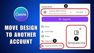 Как перенести Canva Design в другую учетную запись Canva 2026