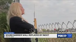 Call Rafael: Damaged sound barrier wall replaced by INDOT