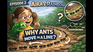 Why Do Ants Move in a Line? 🐜 | Aira & Rainbow | Fun Science for Kids | Episode 2