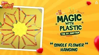 DIY Flower Wall Art - Home Decor with Sunfeast Yippee!