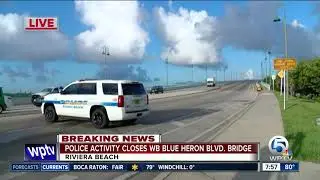 Deadly hit and run investigated on westbound Blue Heron Boulevard Bridge