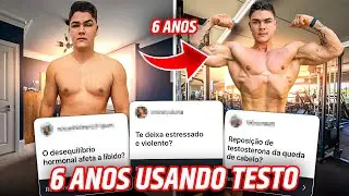 MEUS EFEITOS COLATERAIS APÓS 6 ANOS DE TESTOSTERONA!