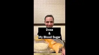 Dosa (डोसा) blood sugar test with Hindi subtitles