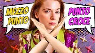 Quali sono le differenze tra Punto Croce e Mezzo Punto? #puntocroce #ricamo