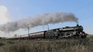 LMS Stanier Black 5 45212 in fine form hauling The Northern Belle 19/10/24