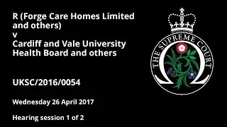 R (Forge Care Homes Limited and others) v Cardiff and Vale University Health Board and others