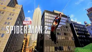 Insane Spider-Man 2 Swinging Across New York | Open World Tour
