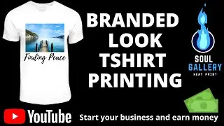 Branded look tshirt printing sublimation + heat transfer vynal