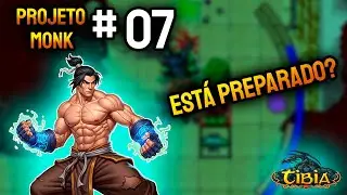 TIBIA: PROJETO MONK #07 | O Pr&oacute;ximo N&iacute;vel de Desafio! | Testando Hunts Mais Perigosas