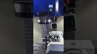 The Calibration Dance: CNC Probe & Tool in Sync. 🕺💃 #Precision #Setup #Satisfying