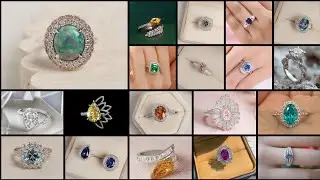 Красивые идеи дизайна серебряных колец для торжественных мероприятий, повседневной носки и офиса.