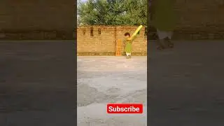 Little girl play cricket|| baby cricket #tennisball #cricket #shorts