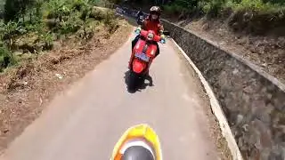 INI DIA !!! pertama test ride yamaha fazzio 125 bluecore hybrid warna merah