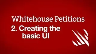 Creating the basic UI: UITabBarController – Whitehouse Petitions, part 2