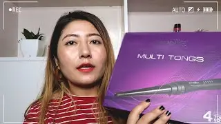 *NEW* ICONIC 4in1 hair curling Tong/ first impression/ Review.