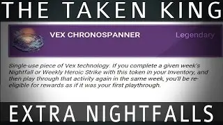 Destiny - VEX CHRONOSPANNER DOUBLE NIGHTFALL REWARDS