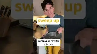 6 phrasal verbs for cleaning #shorts