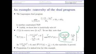[OR3-Theory] Lecture 6: Lagrange Duality and the KKT Condition #12 An example of Lagrange duality
