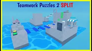TEAMWORK PUZZLES 2 SPLIT Tutorial Roblox