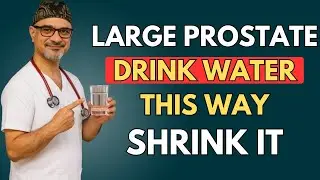 Urologist: Drink Water THIS Way To Shrink Your Prostate (And Fix Urine Dribble) After 50! . -