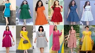 casual frock  design for laidies  2024| office wear dress design 2024| trndy frock design 2024