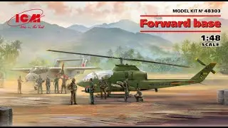 ICM Forward Base 1/48 Vietnam War 48303 kit review