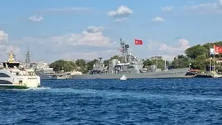 Japan Maritime Self-Defense Force JS Kashima  ve JS Shimakaze İstanbul Sarayburnu ziyareti.