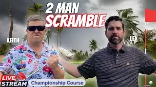 🔴 Mad Scramble | 18 Holes LIVE Golf | Lex feat. Keith @HyperbrandedGolf  #golf