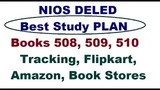 NIOS DELED Best Study Way, Books 508, 509, 510, Tracking, Overview | Online Partner