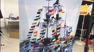 double side flag advertising  custom  flag supplier
