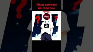 Please comment Mr. Rishi face reveal 😐