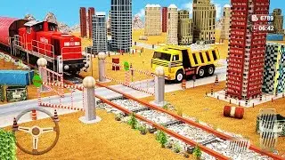 City Train Drive Road Construction Simulator - Railroad Builder Simulation - Android Gameplay