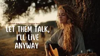 Let Them Talk, I&rsquo;ll Live Anyway | Pop Country Song  Official Lyric Video