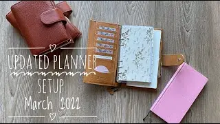 Updated Planner Setup ft. Hobonichi Weeks - March 2022