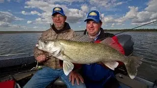 Pitching Jigs for Shallow Spring Walleye