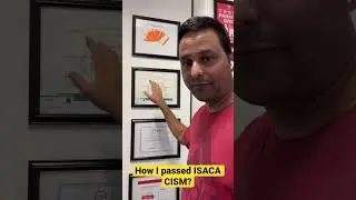 Cybersecurity certifications. Here&rsquo;s how I passed ISACA CISM. #cybersecurity #CISM #certification