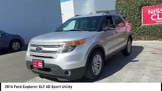 2014 Ford Explorer Ingot Silver Metallic Medium Light Stone w/Cloth Bucket Seats madera Visalia Fre