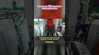 Aluminm foil container production partner is here! Full equipment & molds with support.
