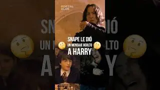 El MENSAJE OCULTO de SNAPE a HARRY POTTER&hellip; #shorts #harrypotter
