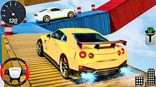 Impossible Mega Tracks Car Racer 3D - Ramps Car Stunt Racing Simulator : Android Gameplay