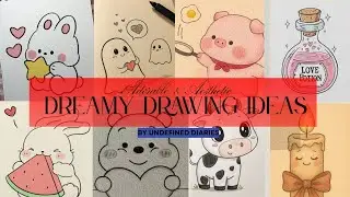 Adorable aesthetic and cute drawings ideas for beginners 